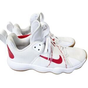 Nike React HyperSet White Red CI2955 Hyper Set Volleyball Sneakers Shoes sz 7.5